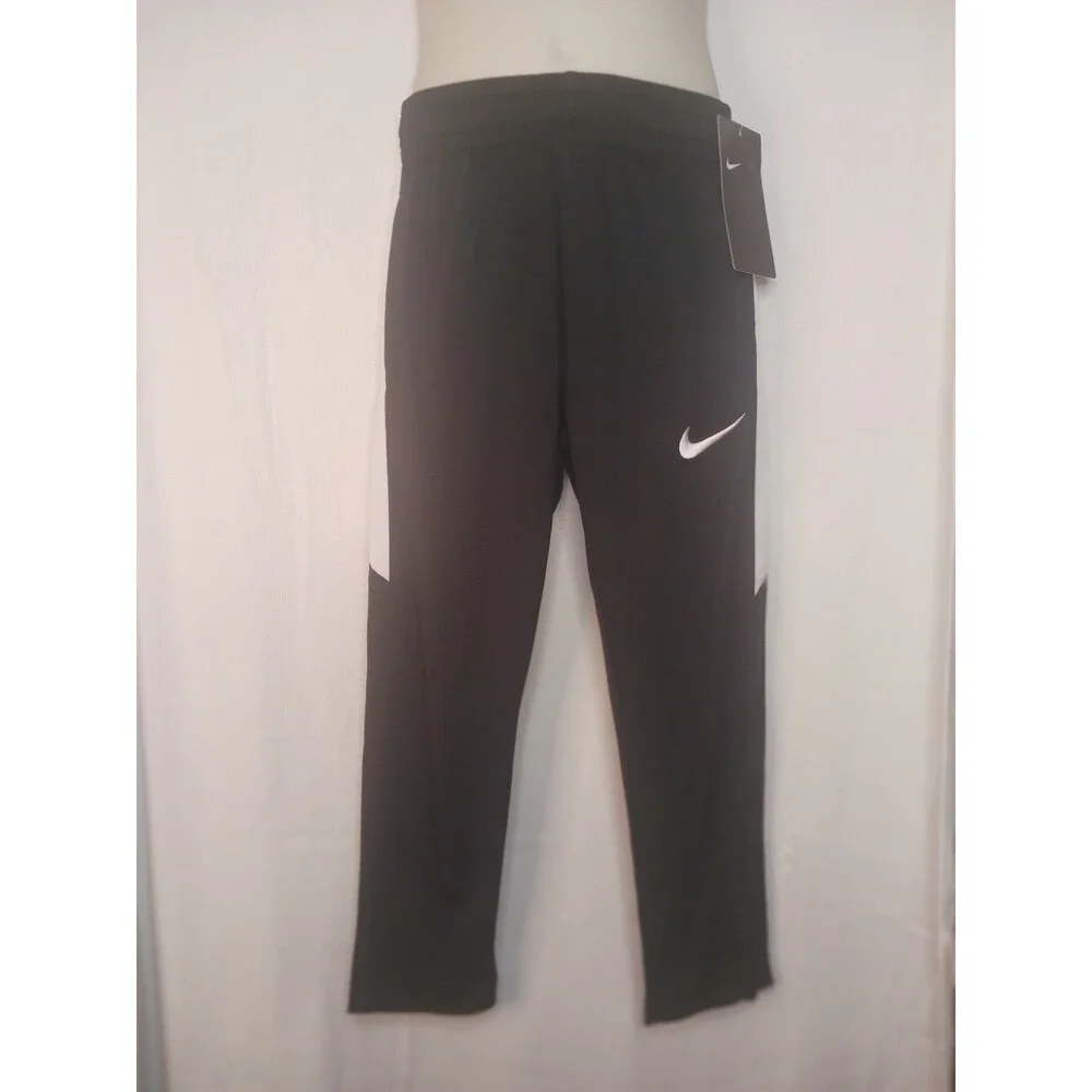 NIKE Boys Athletic Pants BLACK WHITE Sizes S ( 4-5yrs )
